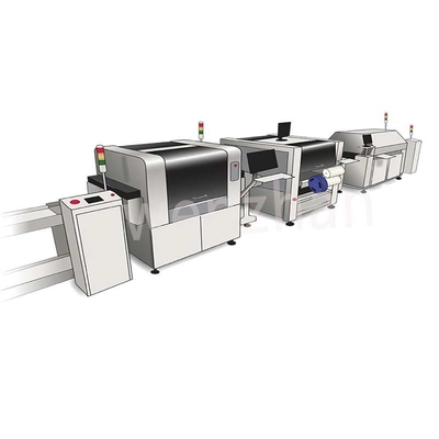 SMT Line PCB Assembly Machine เครื่องประกอบ PCB SMT อัตโนมัติเต็ม