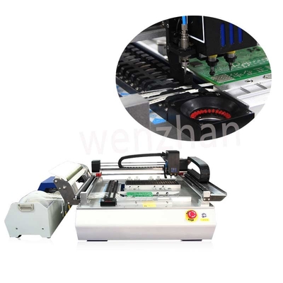 SMT Line อัตโนมัติ 2 หัว ไฮดริเวอร์ มินิ เดสค็อป LED Pick And Place Machine