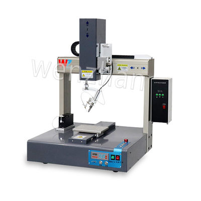 หัวเดียว โรบอติกเหล็กสถานี Solder 5 Axis Desktop PCB เครื่อง Soldering กับวิชั่น