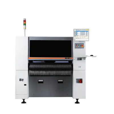 Hanwha SM481 ชิปมอนเตอร์ จัดและวาง เครื่องจัดเรียง มุมมองบิน มุมมองเวที