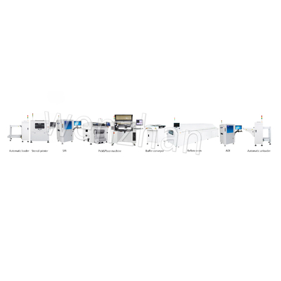เครื่องผลิตพีซีบี Smt สายการผลิตอัตโนมัติเต็ม Led PCB Board Making Machine Smt Pick and Place Machines Smt สายการผลิต