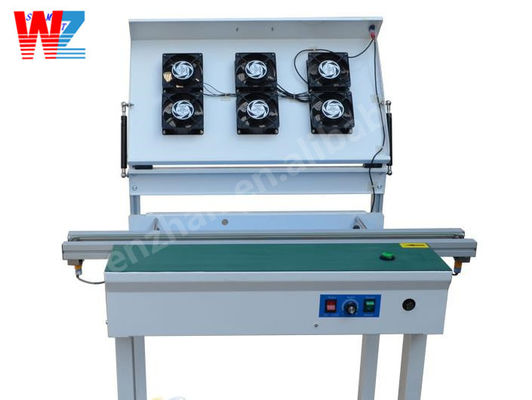 AC220V 1200mm/Min เครื่องขนส่งการตรวจสอบ PCB พร้อมพัดลมเย็น